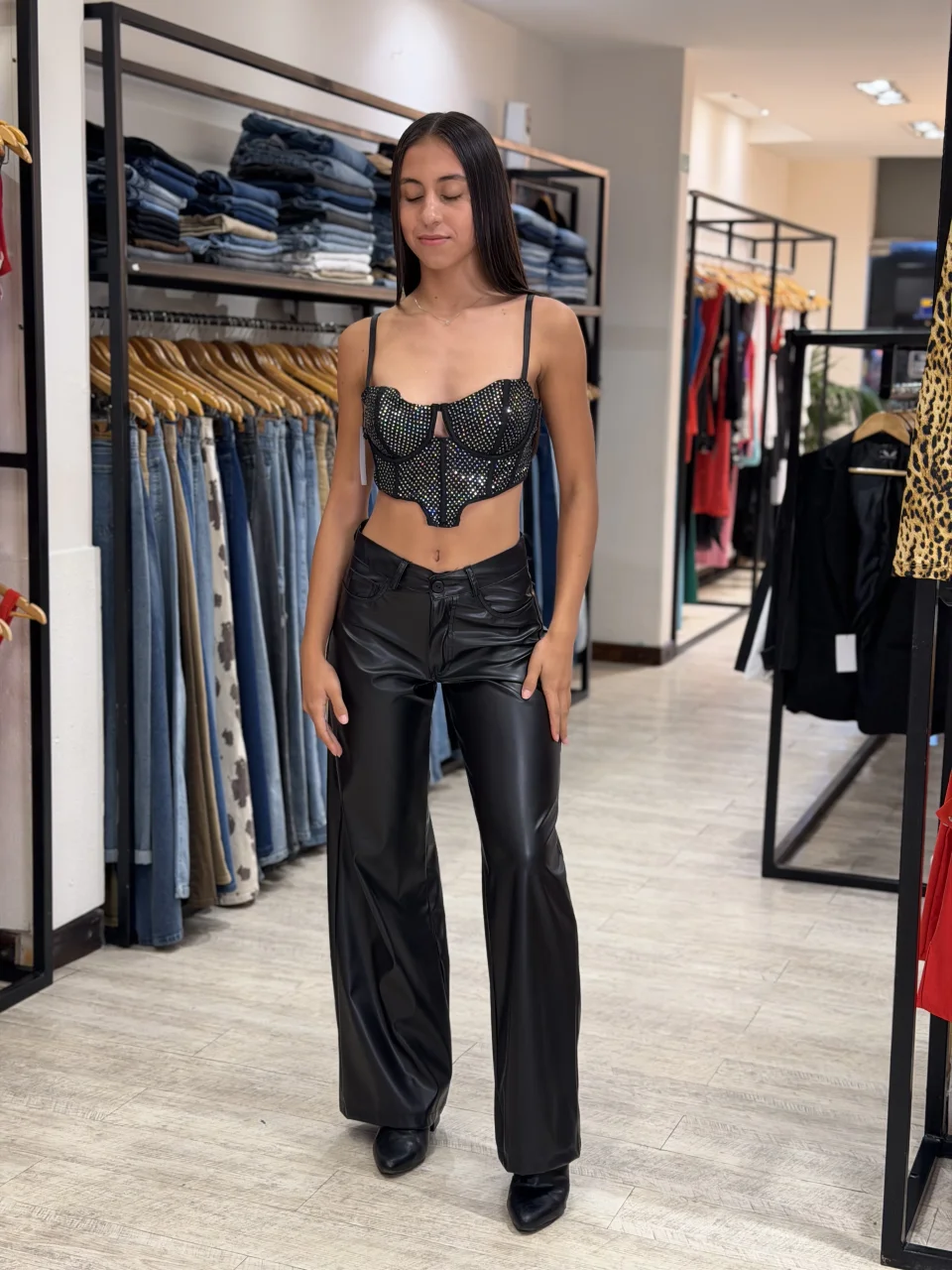 Pantalon engomado