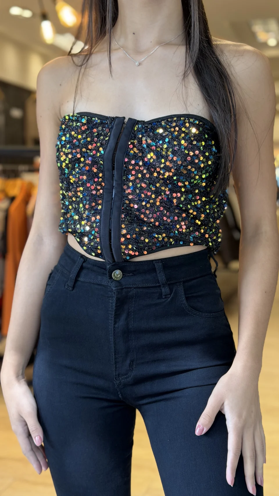 Corset de Lentejuelas