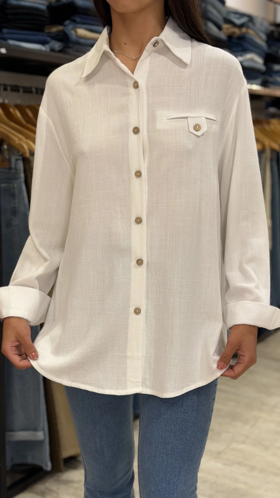 Camisa de lino