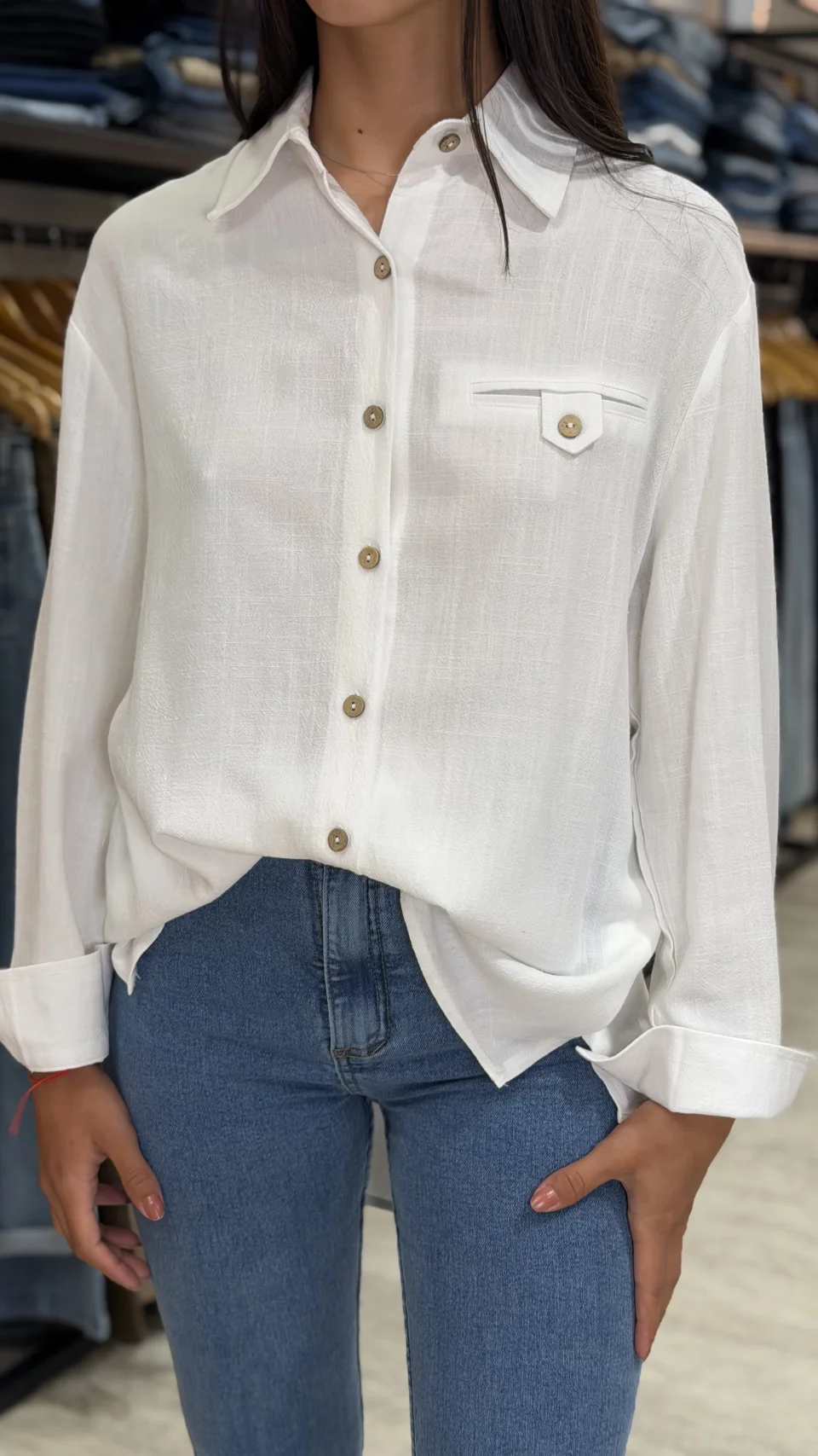 Camisa de lino