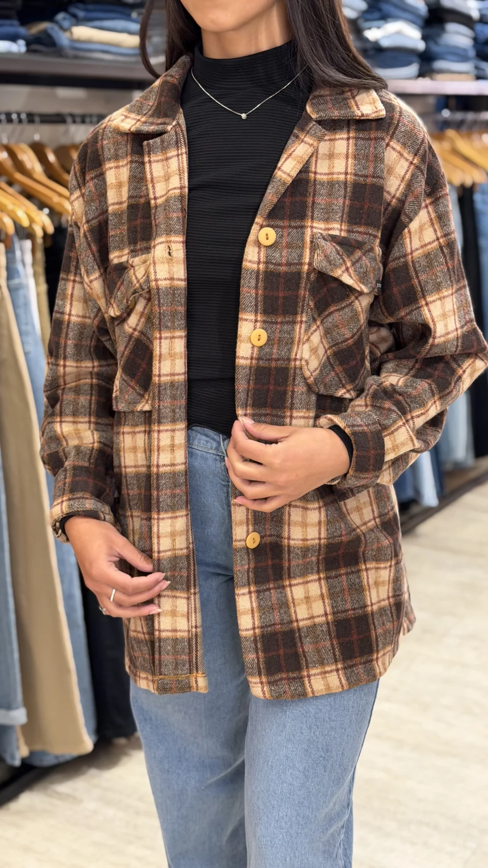 Sobrecamisa leñadora