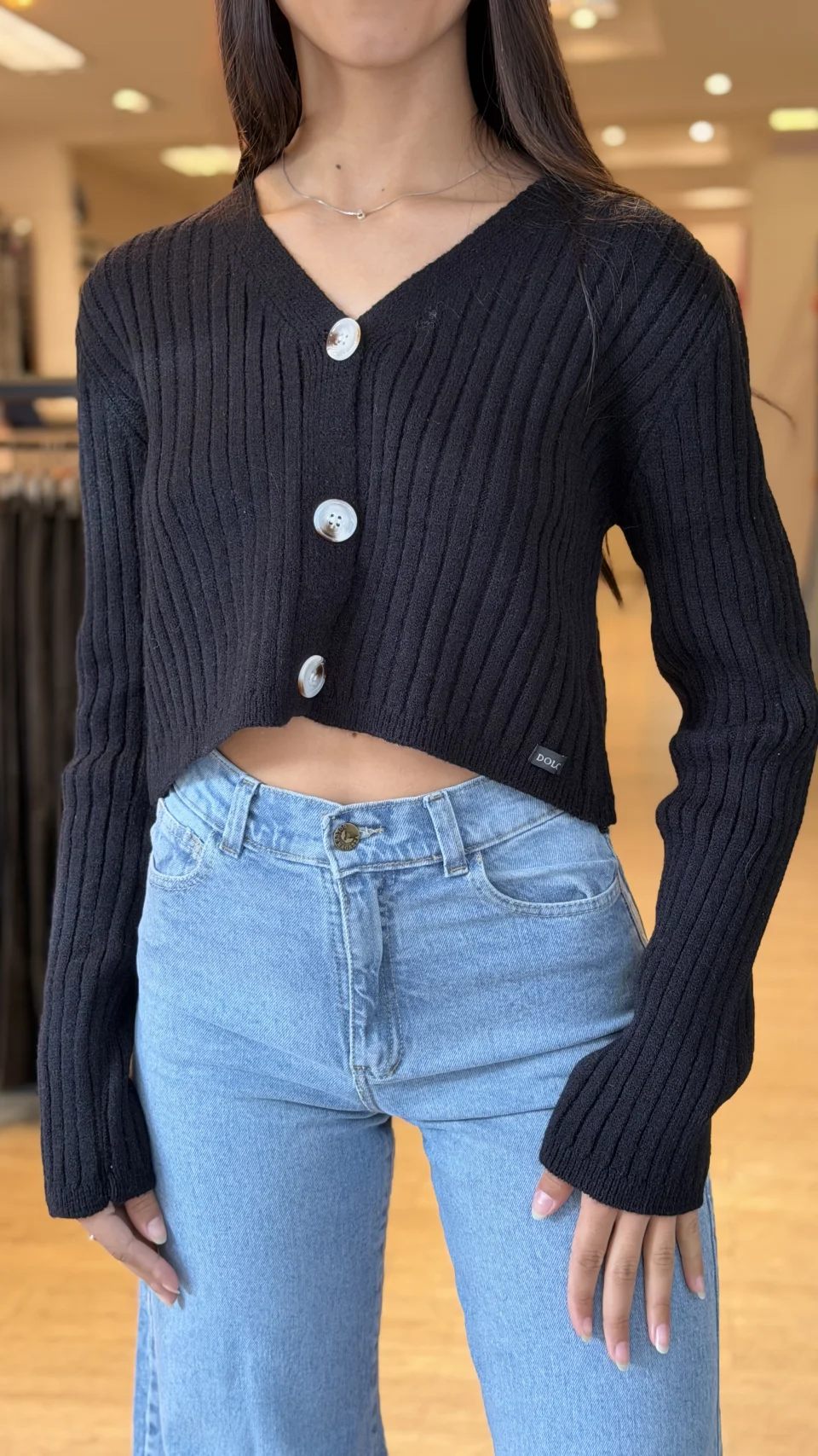 Cardigan Tejido Corto