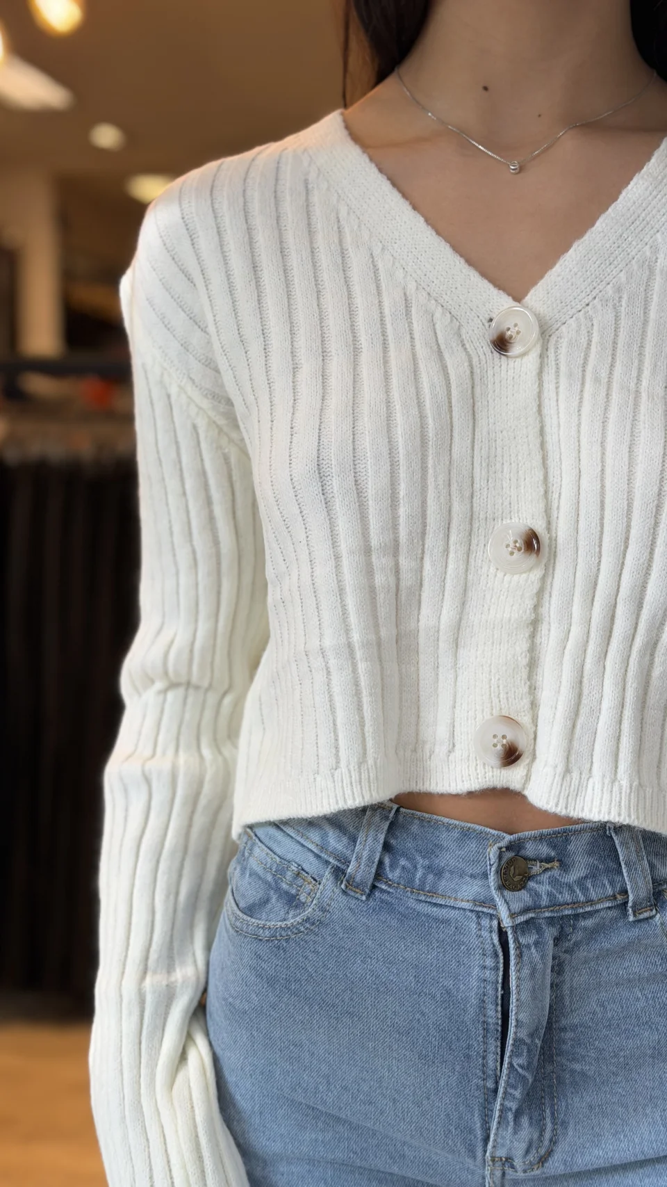 Cardigan Tejido Corto