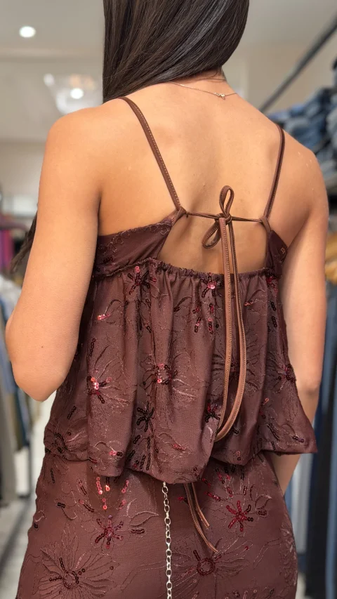 Mini con Transparencia y Lentejuelas 5