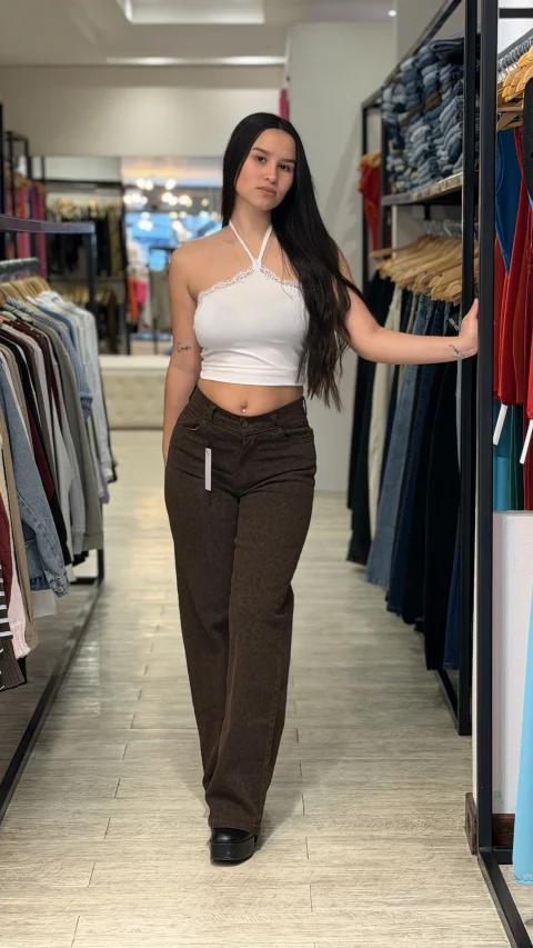 Jeans Wide Leg para Mujer